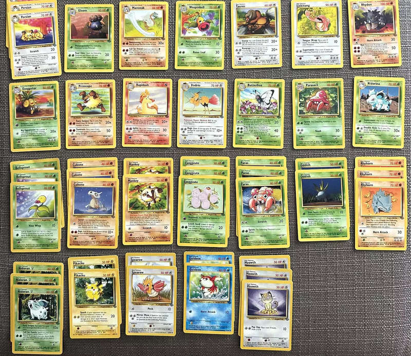 Pokemon Trading Card Game - 10x Vintage bundle of cards (Commons + Uncommons)