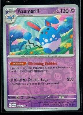 Pokemon Trading Card Game - Azumarill [Reverse Holo] #74 Pokemon Surging Sparks
