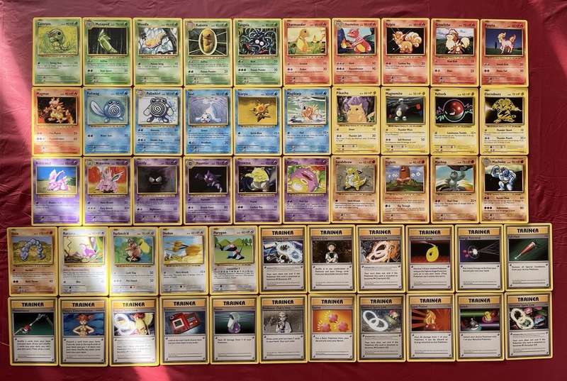Pokemon Trading Card Game - 2016 XY EVOLUTIONS Complete Set Commons/Uncommons/NO Energies - 52 NM