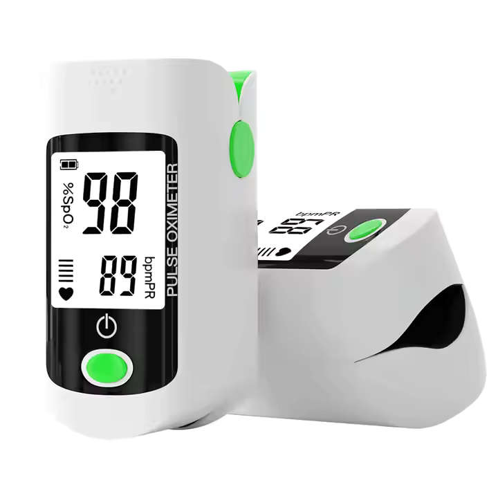 X1805 Finger Pulse Oximeter Larger Display Blood Oxygen Monitor with Batteries and Lanyard Included