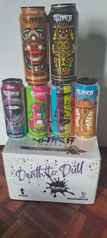 Slayer Energy - Sugar free 12 energy drinks