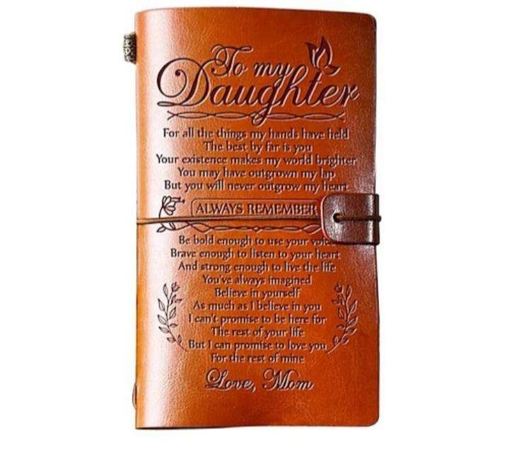 Engraved Notebook To my Daughter