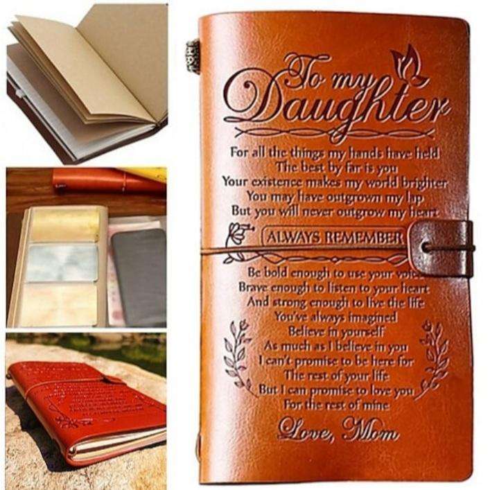 Engraved Notebook To my Daughter