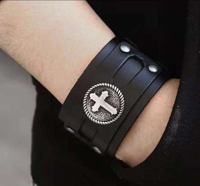 Celtic Cross Cuff Bracelet