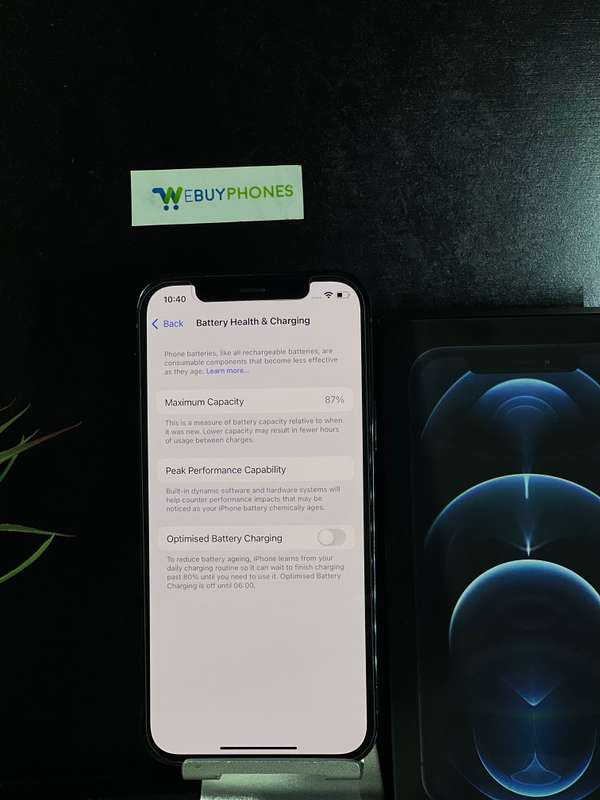 Apple iPhone 12 pro 256GB Pacific Blue CPO