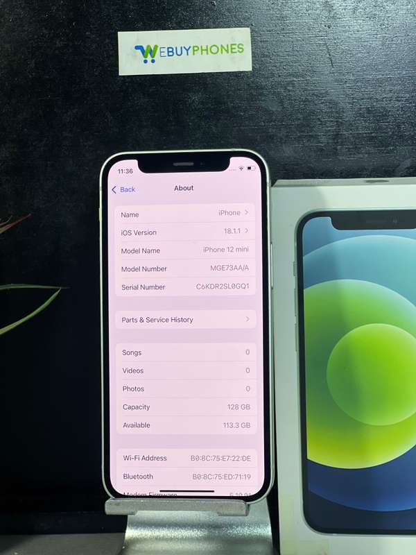 Apple iPhone 12 Mini 128GB Green CPO