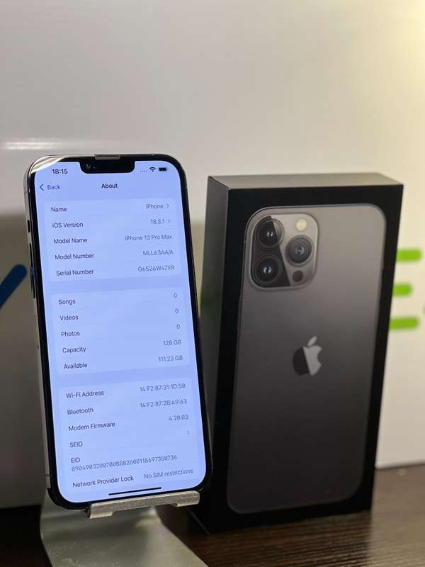 Apple iPhone 13 Pro Max 128GB Graphite CPO