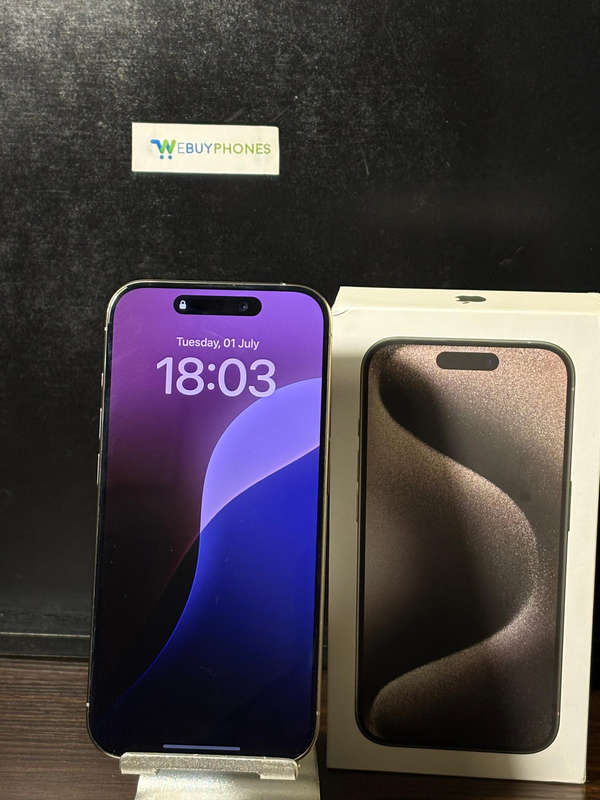 Apple iPhone 15 Pro 256GB Natural Titanium CPO