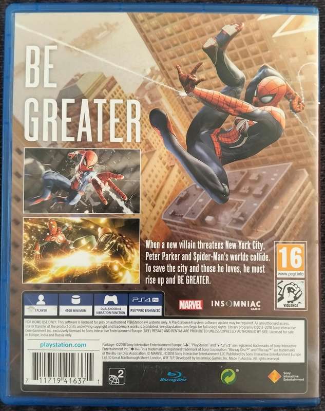 PS4 Spiderman
