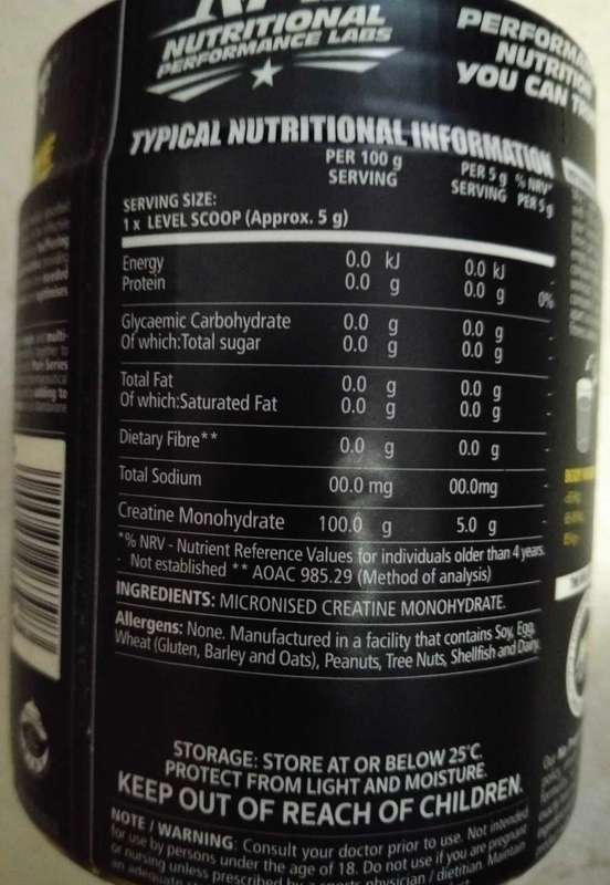 Creatine Monohydrate - 150g (30 servings)