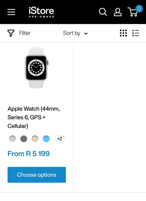 Apple Watch (44mm, Series 6, GPS + Cellular)