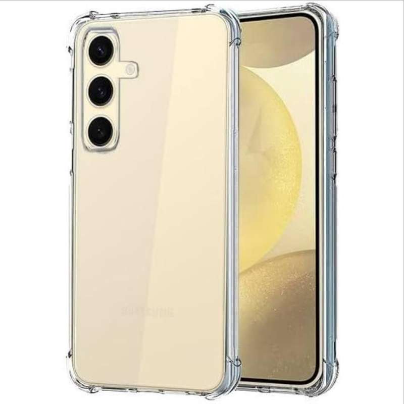 Samsung S25 - Protective Shockproof Transparent Gel Case