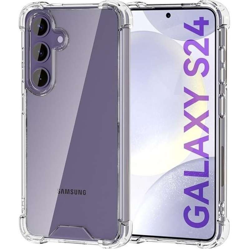 Samsung S24 - Protective Shockproof Transparent Gel Case