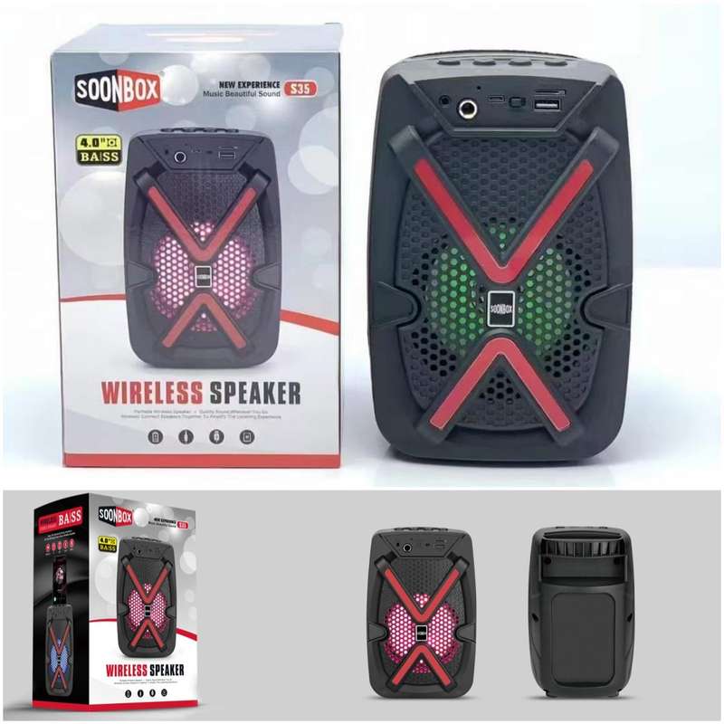 Wireless bluetooth speaker s35  (4")- soonbox
