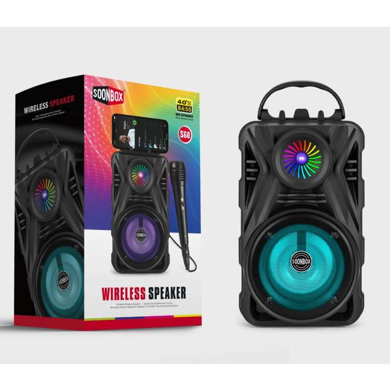 Wireless bluetooth speaker s60  (4")- soonbox