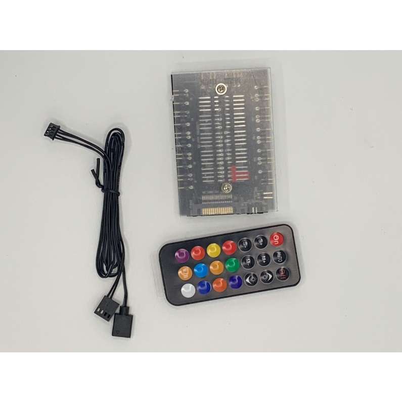 Fan ARGB sync hub 10 port 5v3pin/4pin with remote