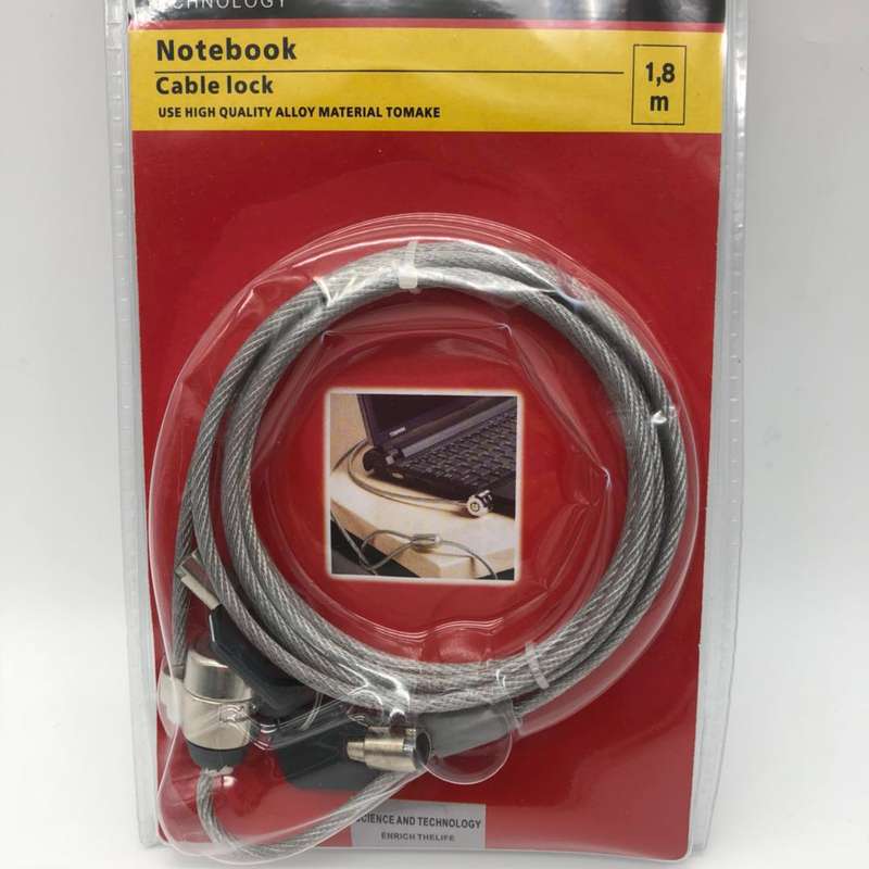 Notebook Computer And Laptop Lock - 1.8m
