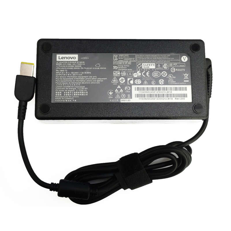 Lenovo charger original - 20v 8.5a 170w - Lenovo usb pin