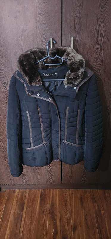 Breal - European Female parka jacket (large)- hidden cap