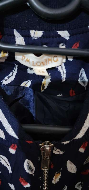 PM Loving - European kids -girl jacket (small)- feathers
