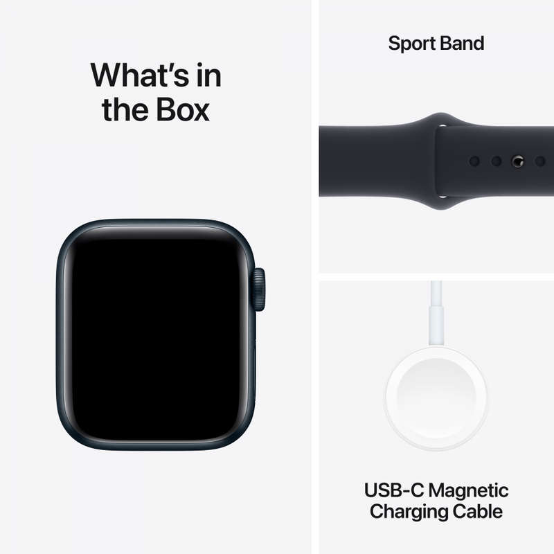 Apple watch se 2nd gen- model s2724 - gps plus cellular 44mm - midnight  with sport band - Large