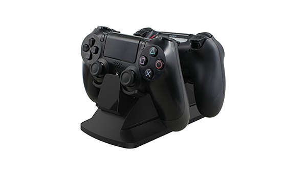 Playstation 4 - dual controller charging station - black w60p190 -sparkfox