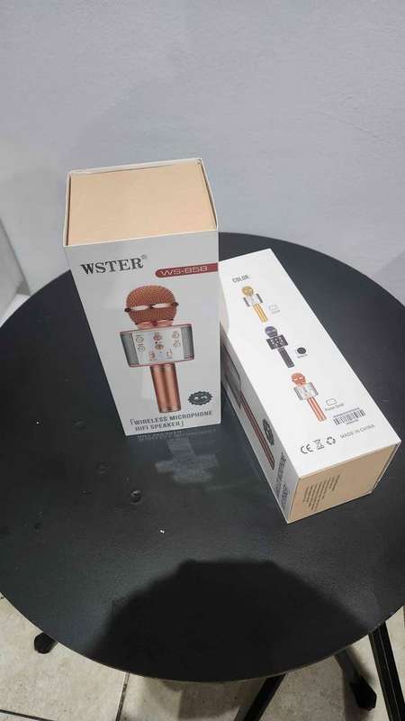 Tiktok - karaoke microphone - ws858 - led speaker