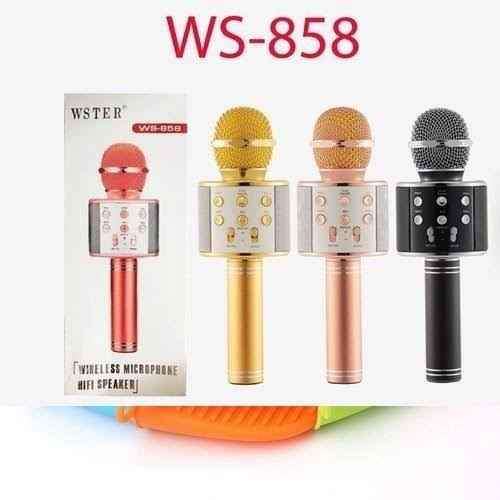 Tiktok - karaoke microphone - ws858 - led speaker