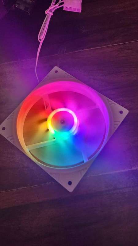 Case fan rgb 120mm-  white