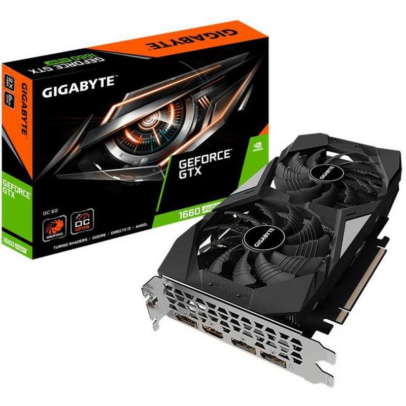 Gigabyte GeForce GTX 1660 Super OC 6GB GDDR6 192-bit PCI-E 3.0 Desktop Graphics Card