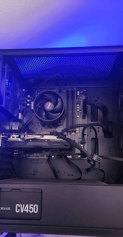 Gaming pc - Antec NX290 - AMD ryzen 5, 16gb ram, 120gb ssd + 1tb hdd, AMD RX580 8gb ddr5