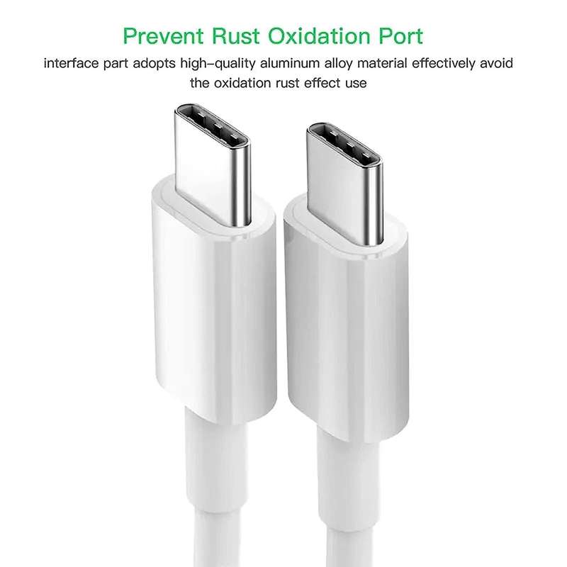 Type 'C' to type 'C' cable - male to male - 1m 2.4a