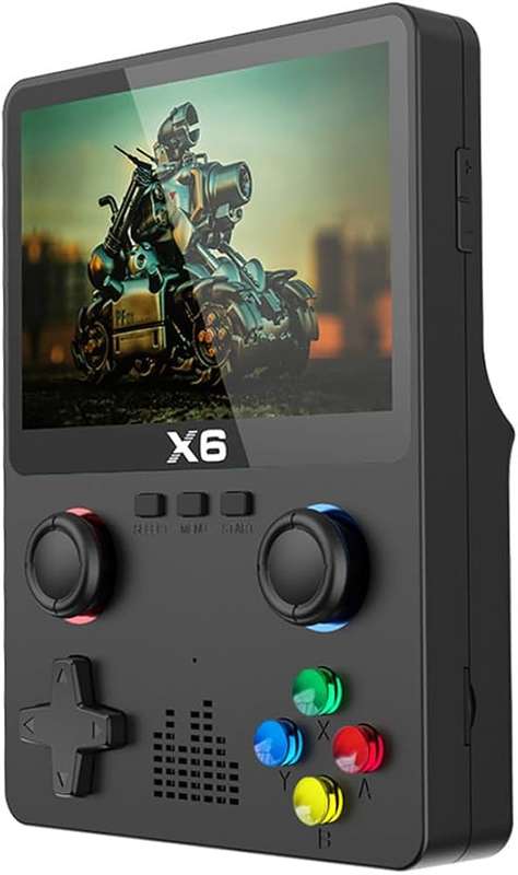 X6 Retro Game Console Built-in 32GB 10000+ Classic Games- Black