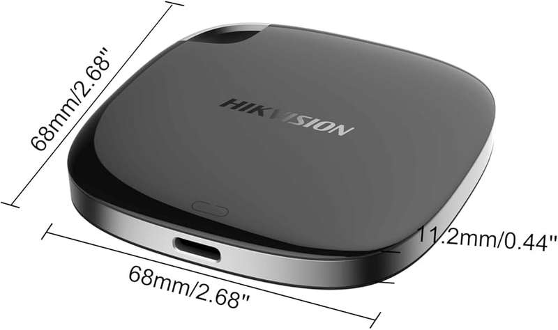 Hikvision 1TB Solid State Disk Drive- USB3.1 Type C Portable SSD