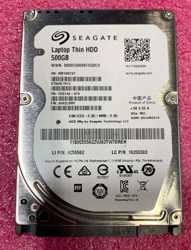 Seagate - 500gb sata 2.5`hard drive- st500lt012 - laptop thin hdd