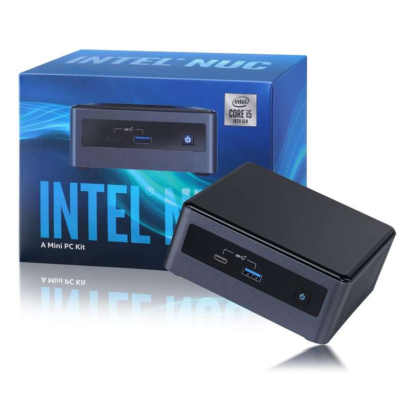 Intel Nuc Mini PC 10th gen- i5 10210u, 8GB DDR4 RAM, 256GB SSD (BXNUC10I5FNH)