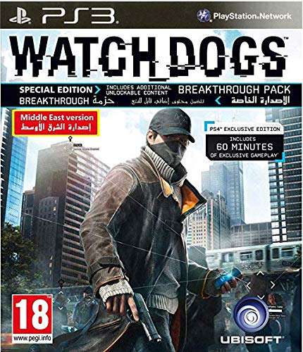 Watchdogs special edition - Ps3 game