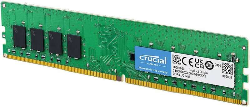 Crucial 8GB DDR4 PC4-3200 CL 22 RAM SODIMM (CT8G4DFRA32A)- Desktop ram