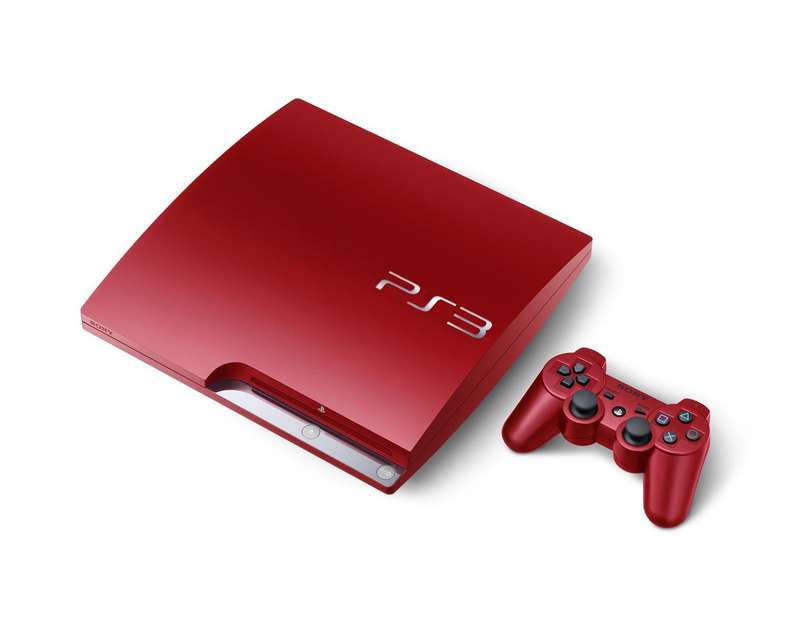 Ps3 Slim(320GB) limited edition 1x controller and cables - SCARLET RED