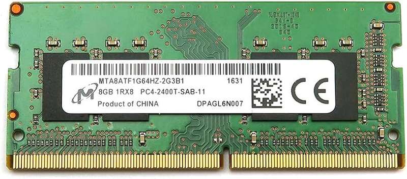 Micron 8gb ddr4 ram 1Rx8 Pc4-2400T- SA1- 11 SODIMM - laptop ram