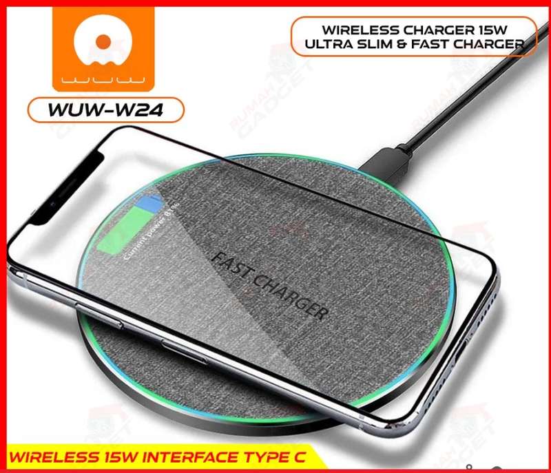 Wireless charger - wuw w24 - 15w - 5v fast charging