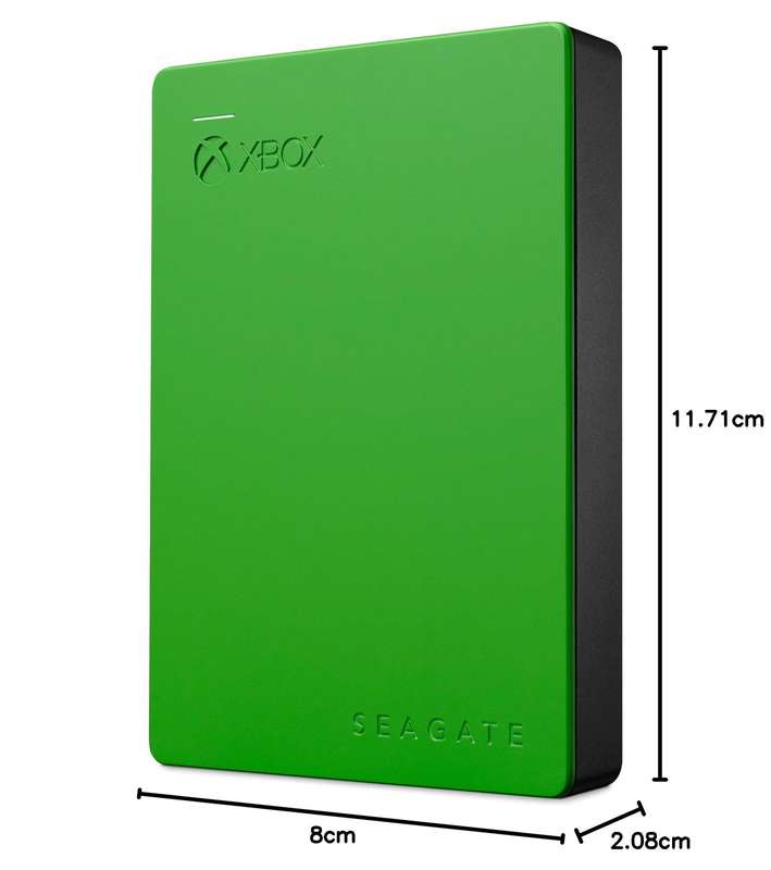 Seagate STEA4000402 Game Drive 4TB USB 3.0 2.5 External Xbox Hard Drive- Green - basically new