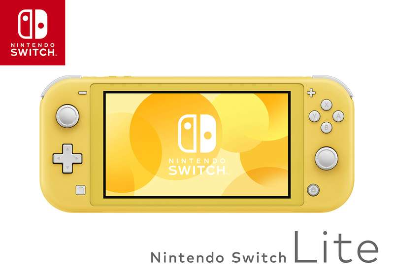 Nintendo switch lite 32GB with charger with pouch - Yellow