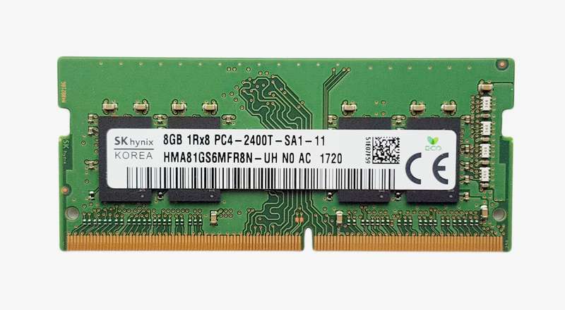 SK Hynix - 8gb ddr4 ram 1Rx8 pc4- 2400T -SA1 -11 Sodimm - laptop ram