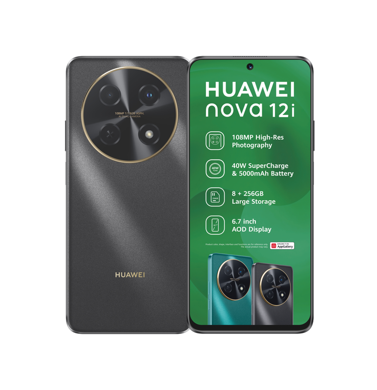 Huawei Nova 12i 256GB Dual Sim - Black