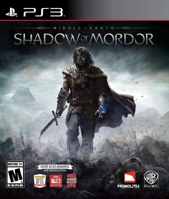 middle earth Shadow of mordor - ps3 game