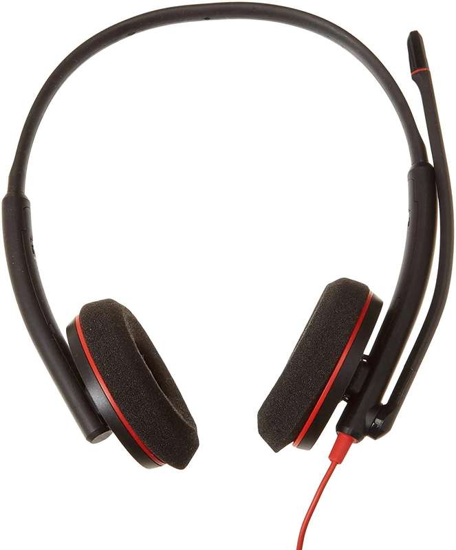 Plantronics - blackwire c3220 - wired dual ear stereo headset with boom mic - Usb-A