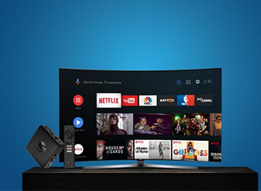 Ematic 4K Ultra-HD Android TV Box - AGT419 & Accessories- (Boxed)