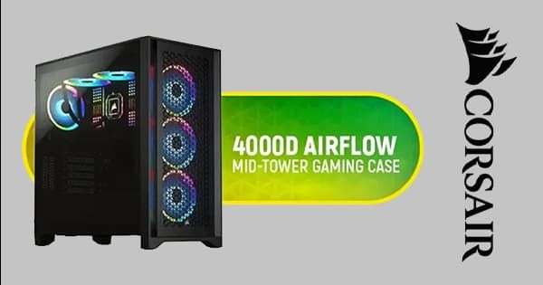 Gaming PC Corsair 4000D RGB - Octa Core i7 10700, 32gb ram, 1tb ssd, Nvidia Rtx 3070 8gb ddr6