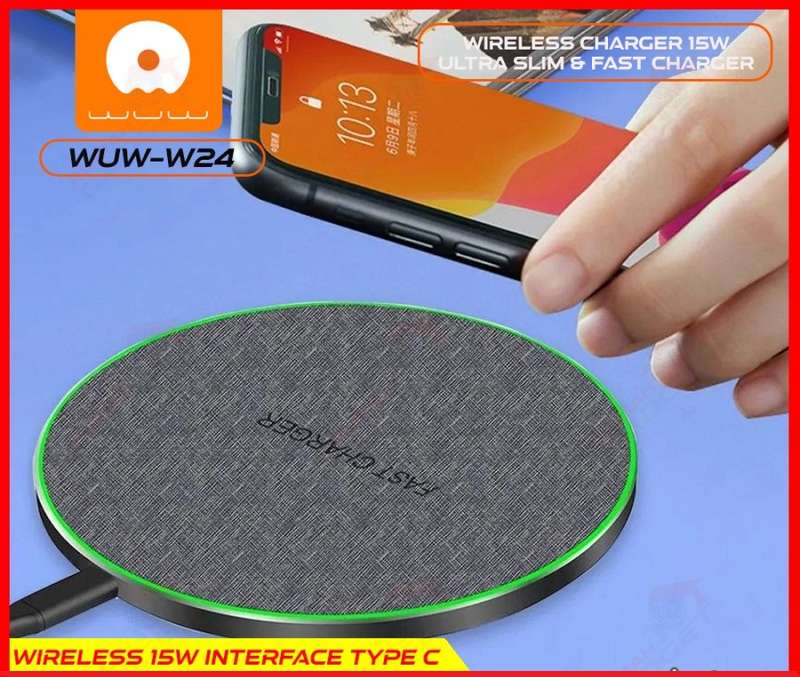Wireless charger - wuw w24 - 15w - 5v fast charging